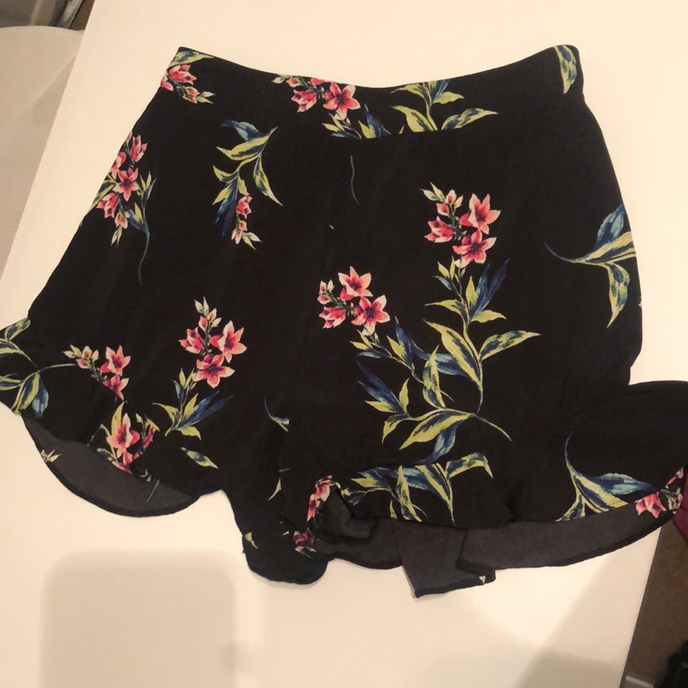 Floral shorts-also selling matching top size S